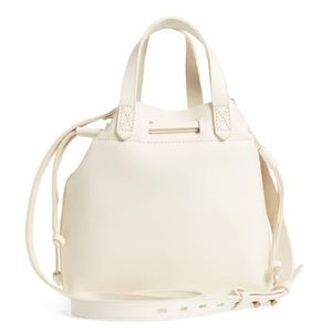 🆕Madewell Mini Drawstring Transport Leather Tote